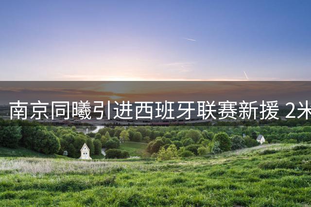 南京同曦引进西班牙联赛新援 2米21巨人优苏法·法尔加盟